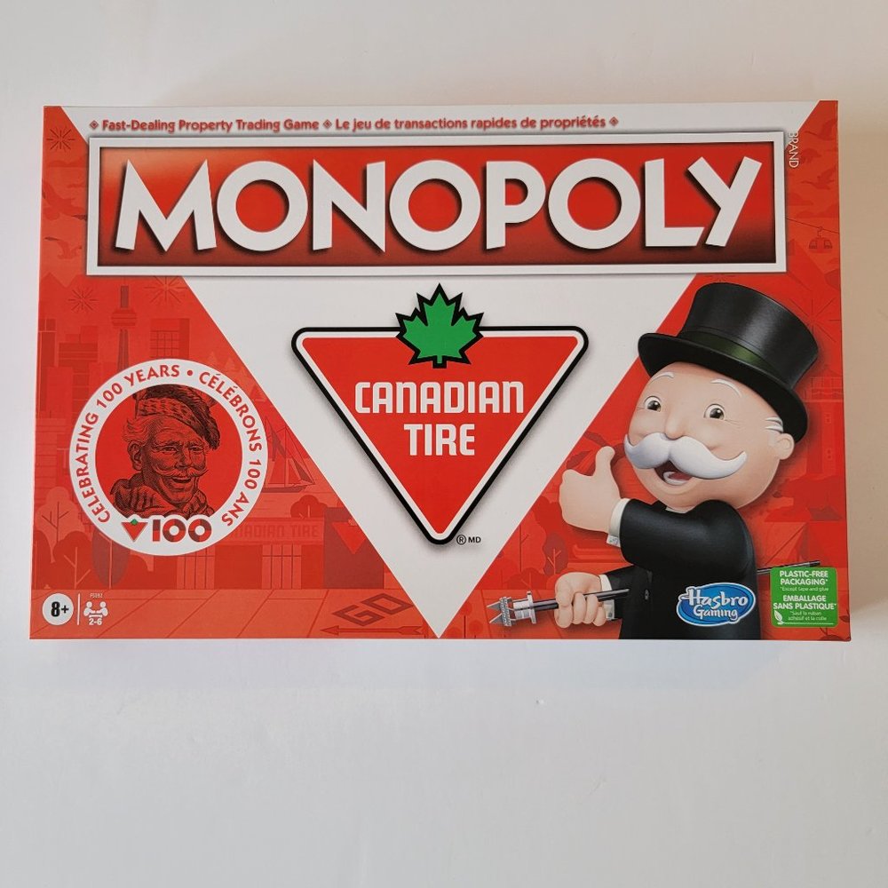 Monopoly CANADIAN TIRE 100th anniversary edition - brand new